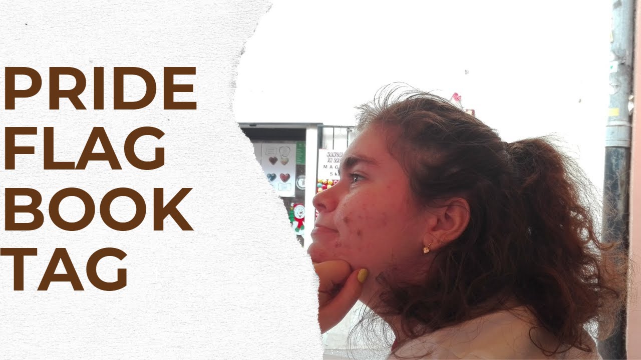 Pride flag book tag