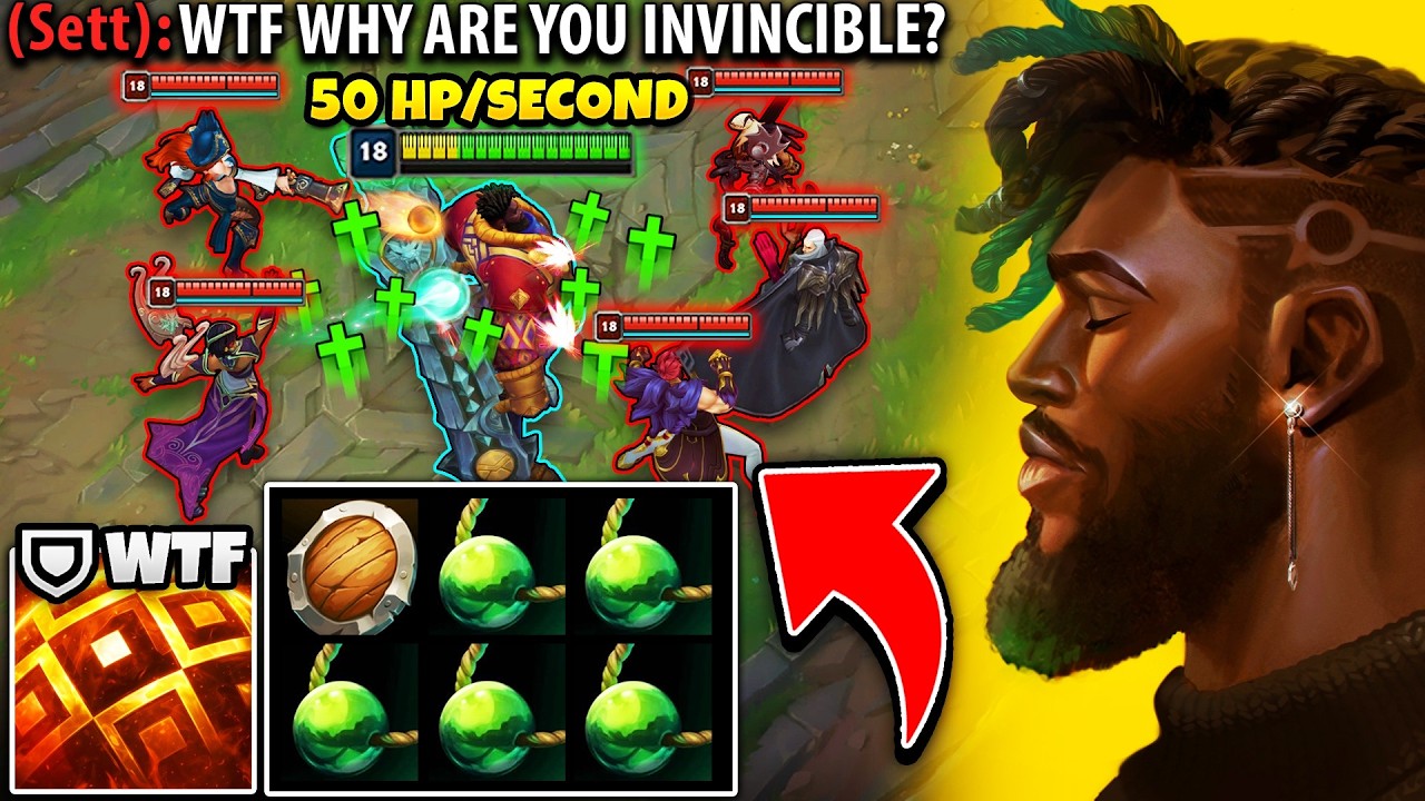 K'Sante but I'm full build in only 5 minutes... (50 HP REGEN PER SECOND)