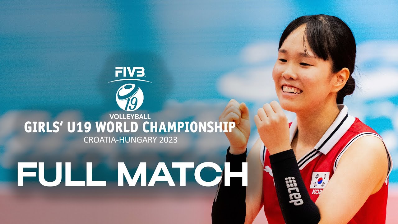 TUR🇹🇷 vs. KOR🇰🇷 -  Full Match | Girls' U19 World Championship | Playoffs