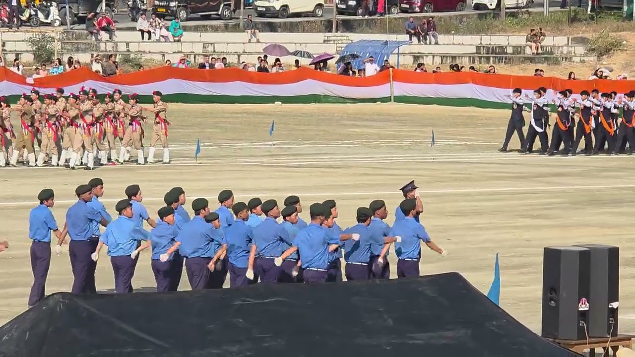 77th Republic Day celebration at General ground Roing. 2026
