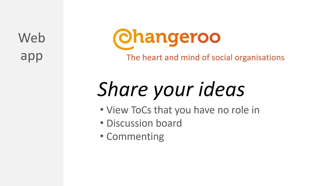 Tutorial Share your ideas