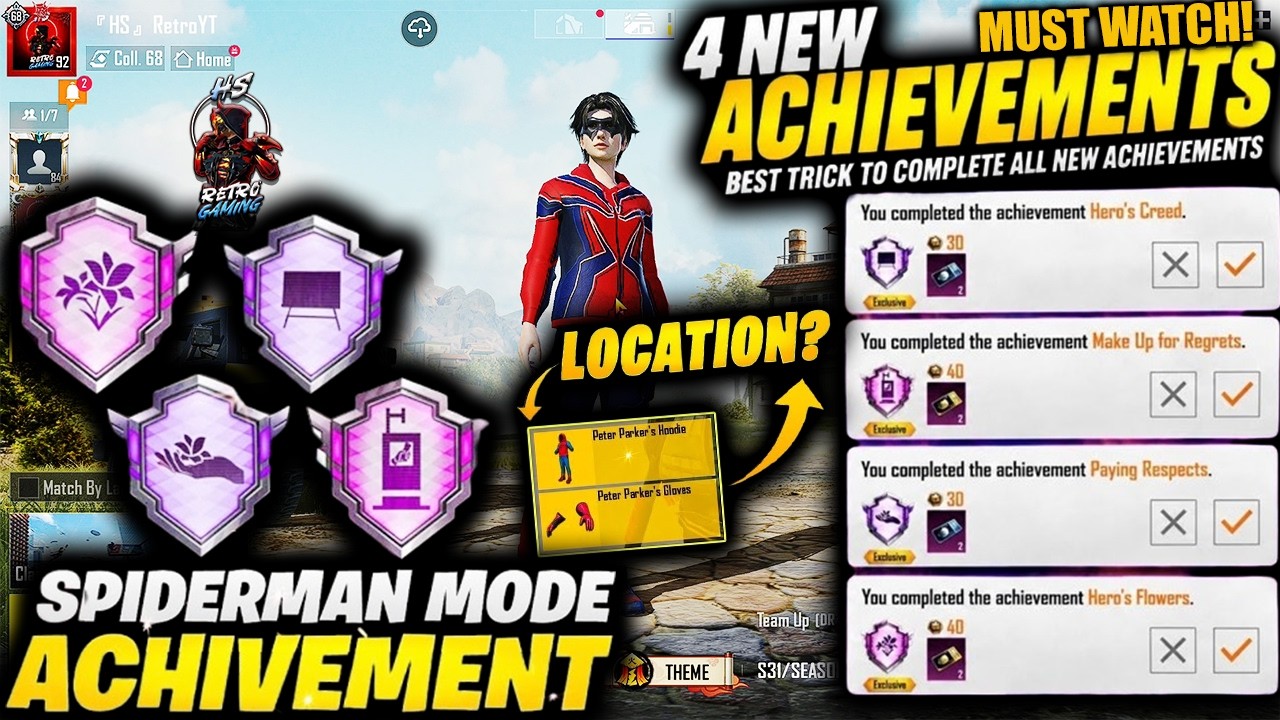 How To Complete Spider-Man Mode Achievements FAST | 130 Points + Premium Crates Guide