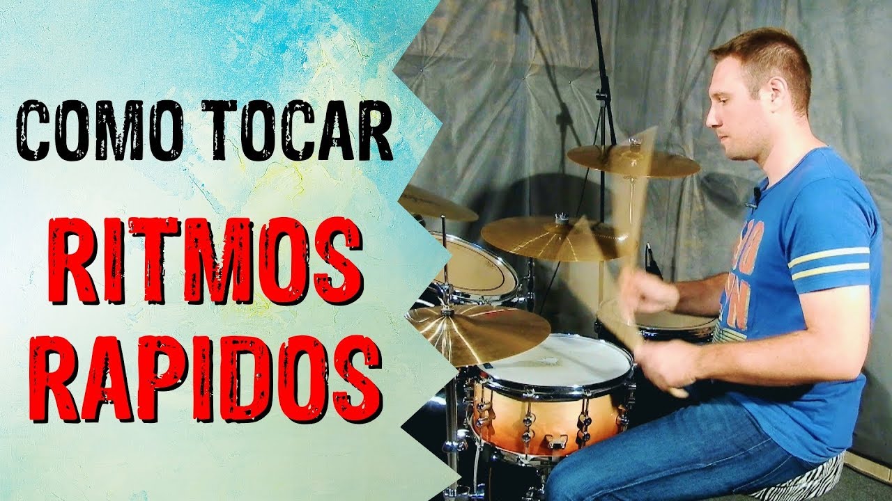 Cómo tocar ritmos rápidos de batería *SIN ESFUERZO* - Clases de batería