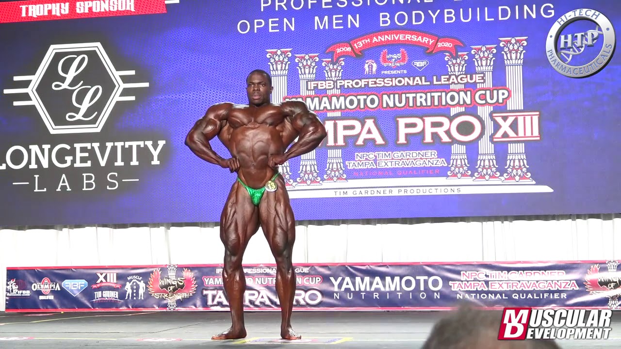 Dwayne Walker 3rd Place Posing Routne:  2020 Tampa Pro