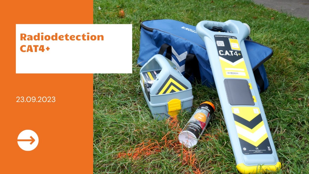 Radiodetection CAT4+ przyjemne wykrywanie instalacji podziemnej | Wykrywacz Radiodetection CAT4