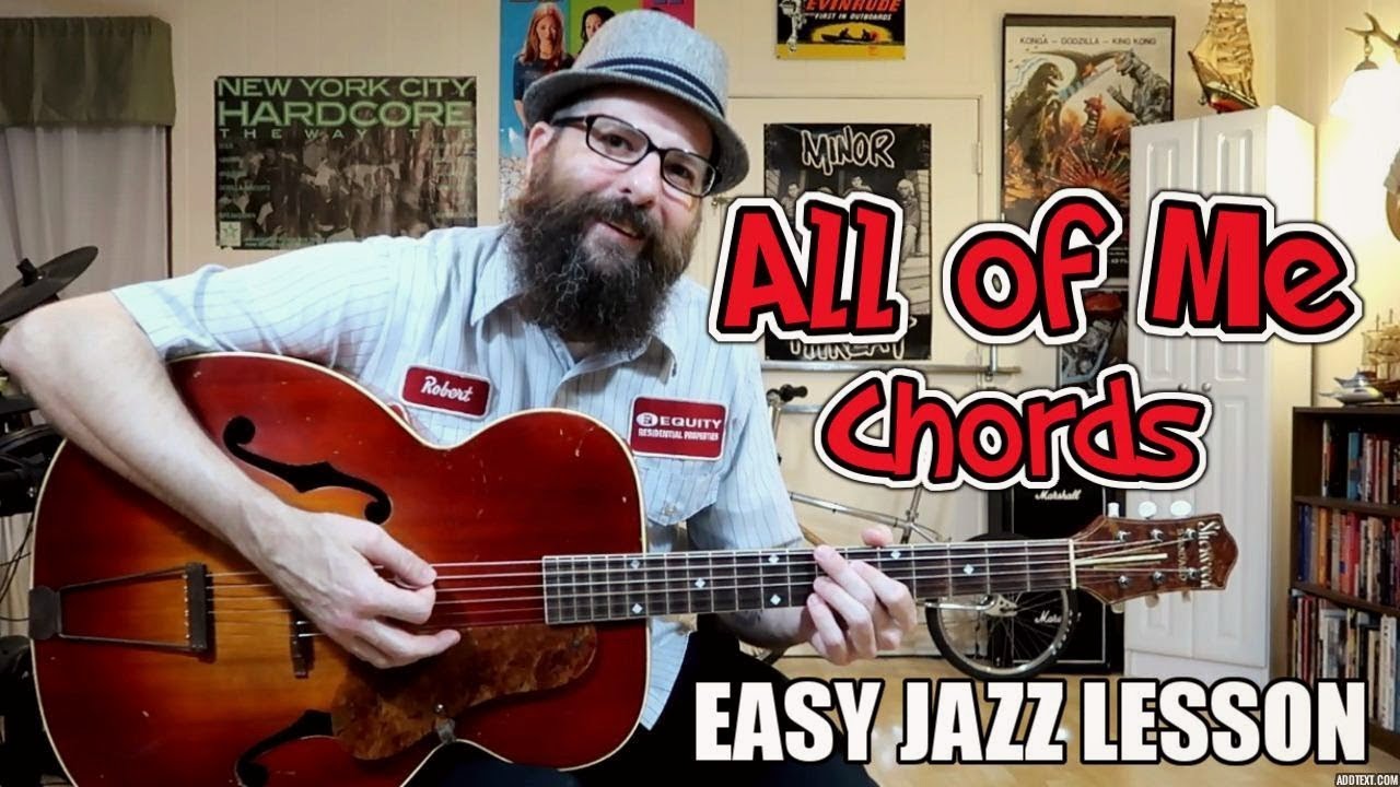 All of Me - Easy Jazz Chord Lesson (Western Swing/Gypsy Jazz)