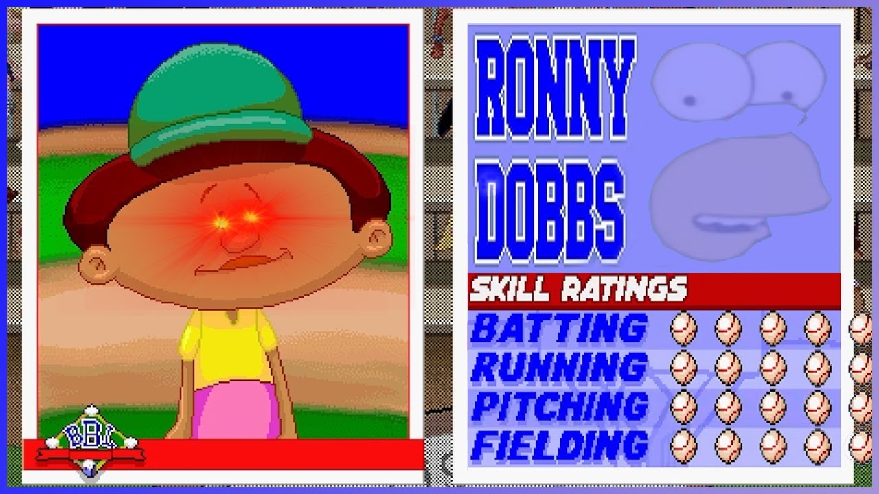 The Curse of Ronny Dobbs || Bucklington - Backyard Baseball '97