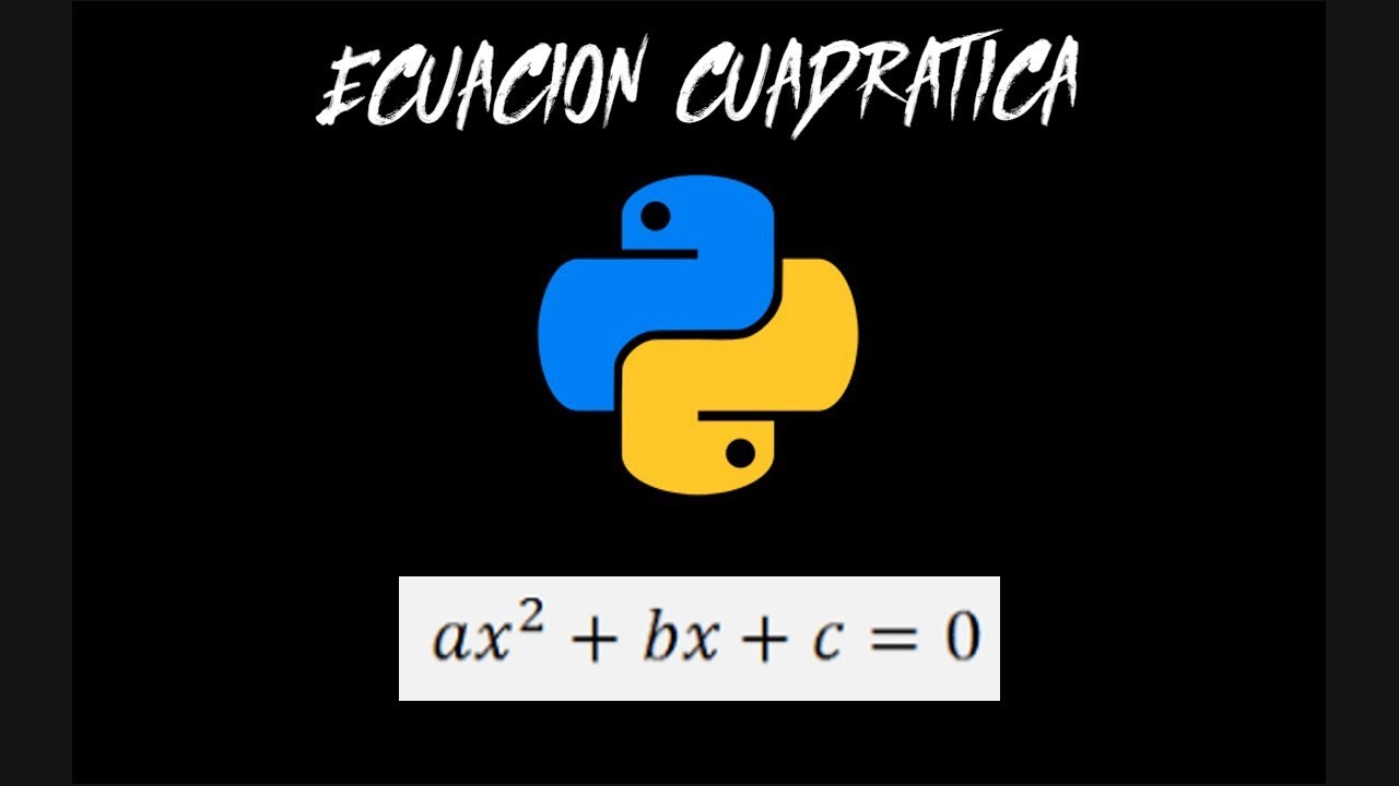 Ecuación cuadratica en python | Determinante mayor a 0