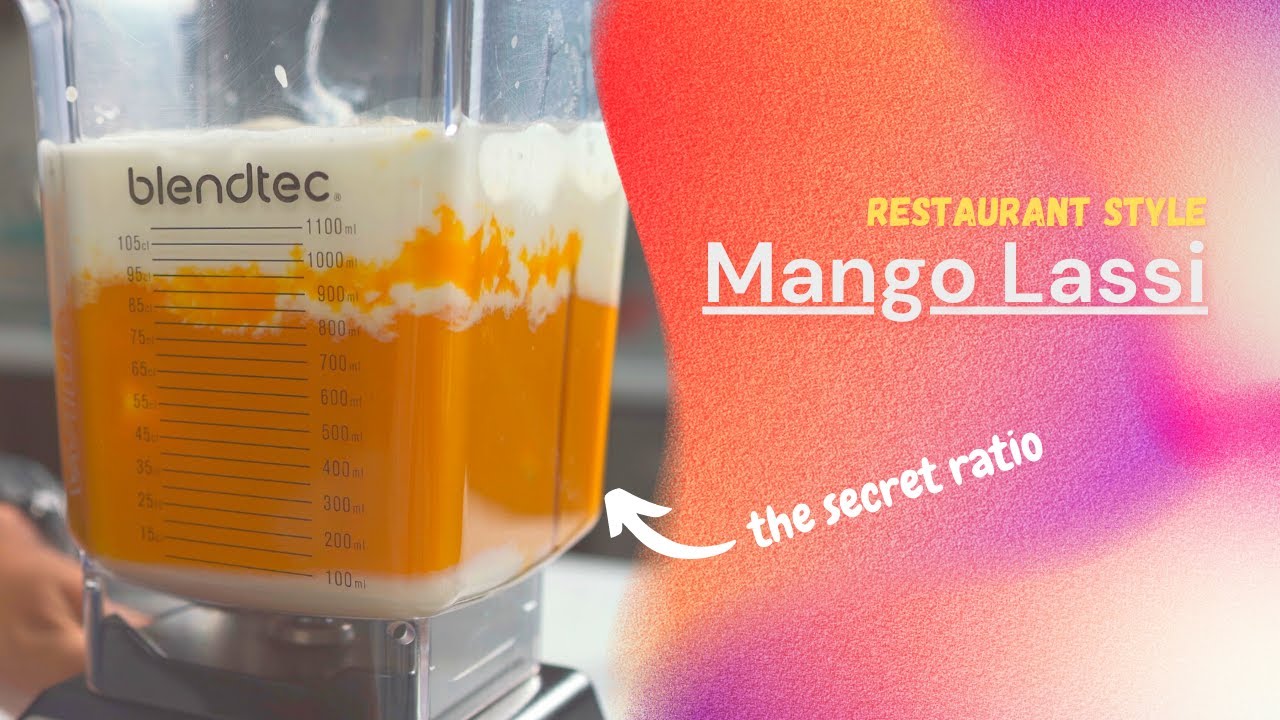 Mango Lassi (Restaurant Style) | RECIPE REVEALED