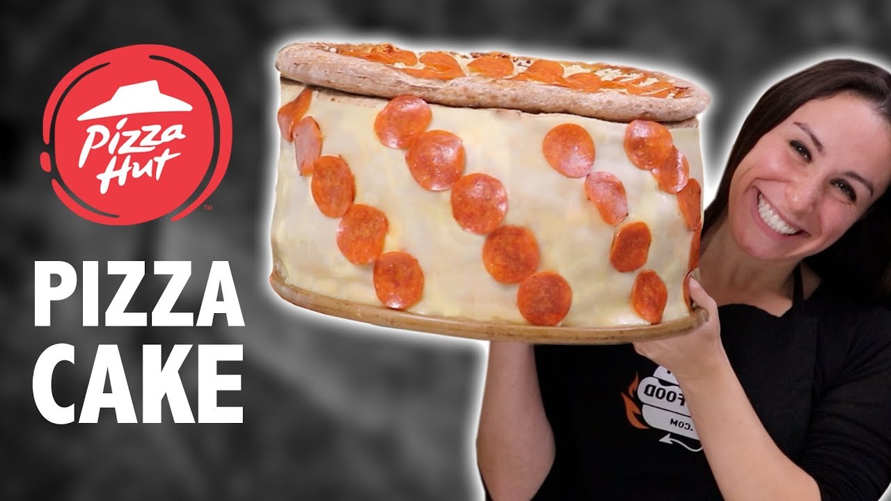 DIY GIANT PIZZA CAKE 🍕 🎂