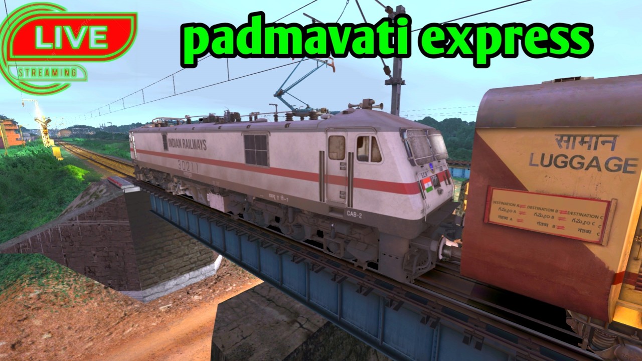 12763 Padmavati Express Ka High Speed Action! Secunderabad to Tirupati Run 🔥