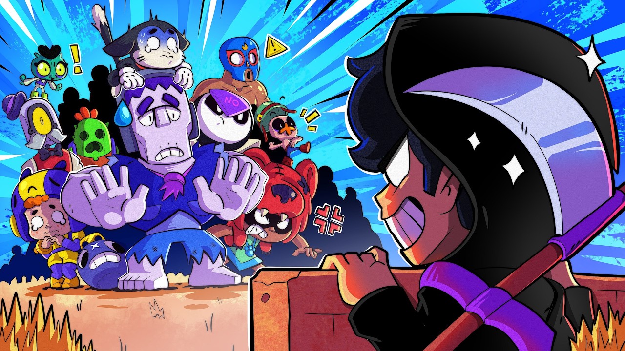 eu MATEI TODOS os BRAWLERS do BRAWL STARS!