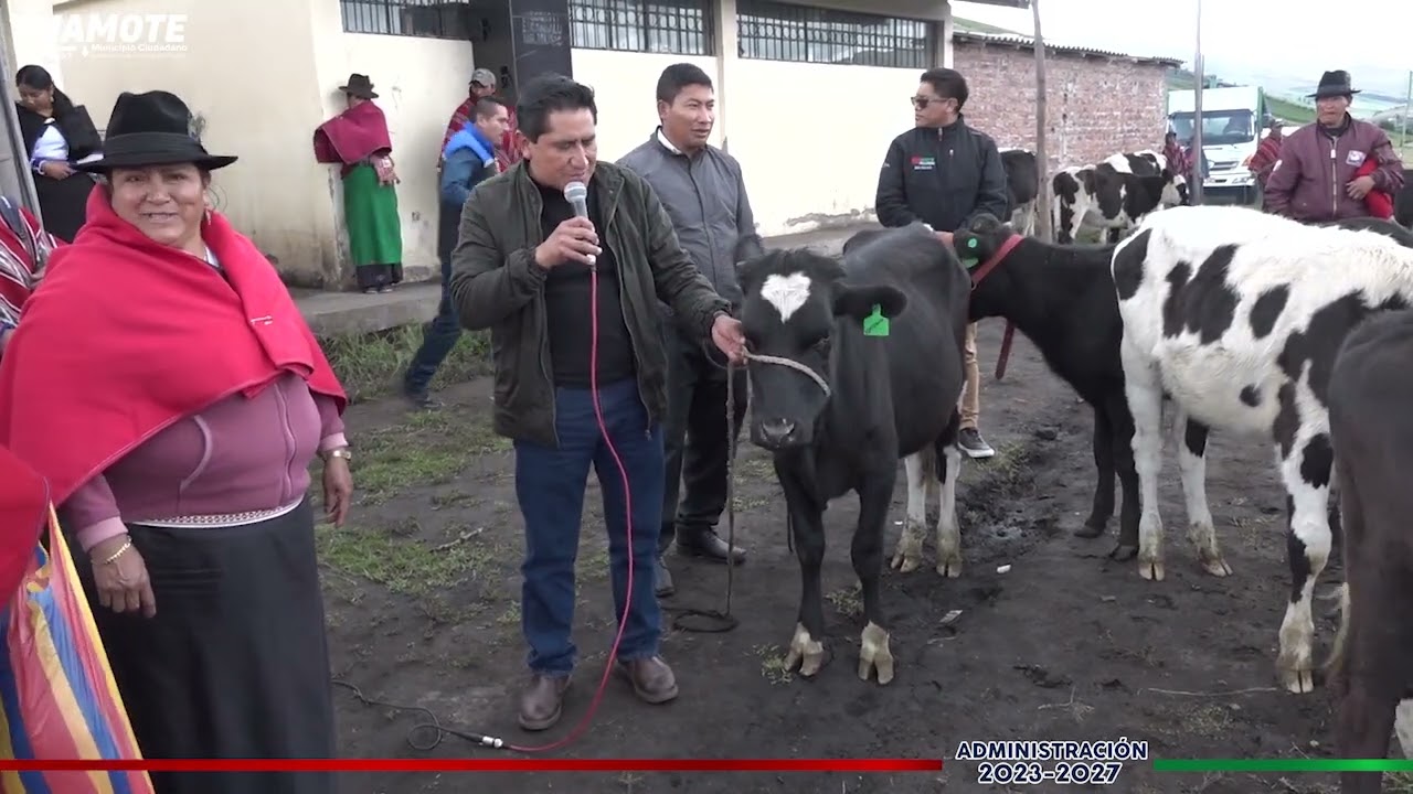 entrega de 𝟔𝟒 𝐯𝐚𝐜𝐨𝐧𝐚𝐬 a los habitantes de la comunidad 𝑮𝒂𝒍𝒕𝒆 𝑨𝒎𝒃𝒓𝒐𝒔𝒊𝒐 𝑳𝒂𝒔𝒔𝒐