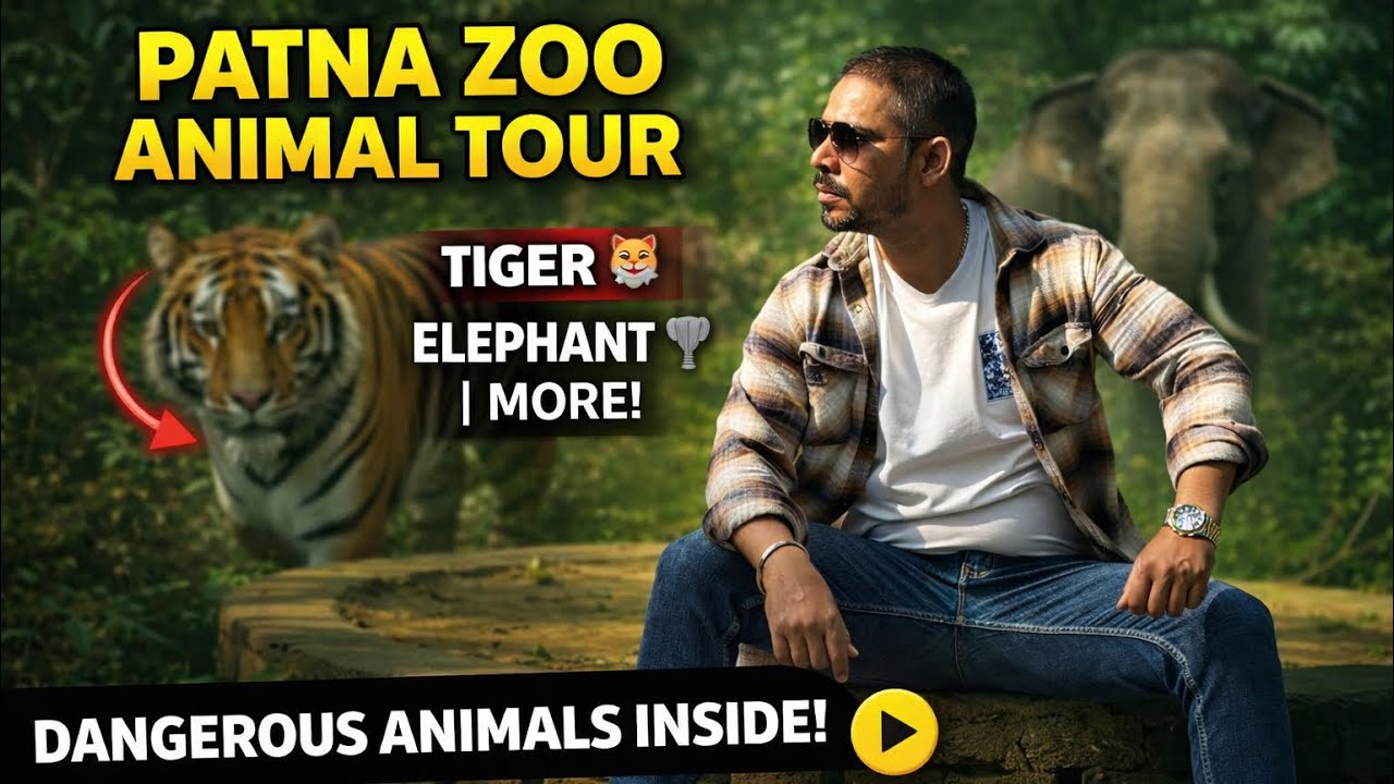Patna Zoo Me Kya Kya Hai? 🐅 | Full Animal Safari Experience
