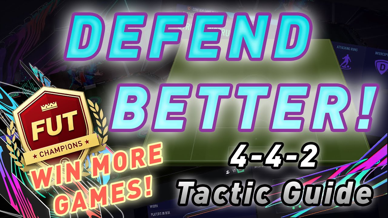 HOW TO DEFEND BETTER IN FIFA 21! SETUP + 4-4-2 TACTIC GUIDE
