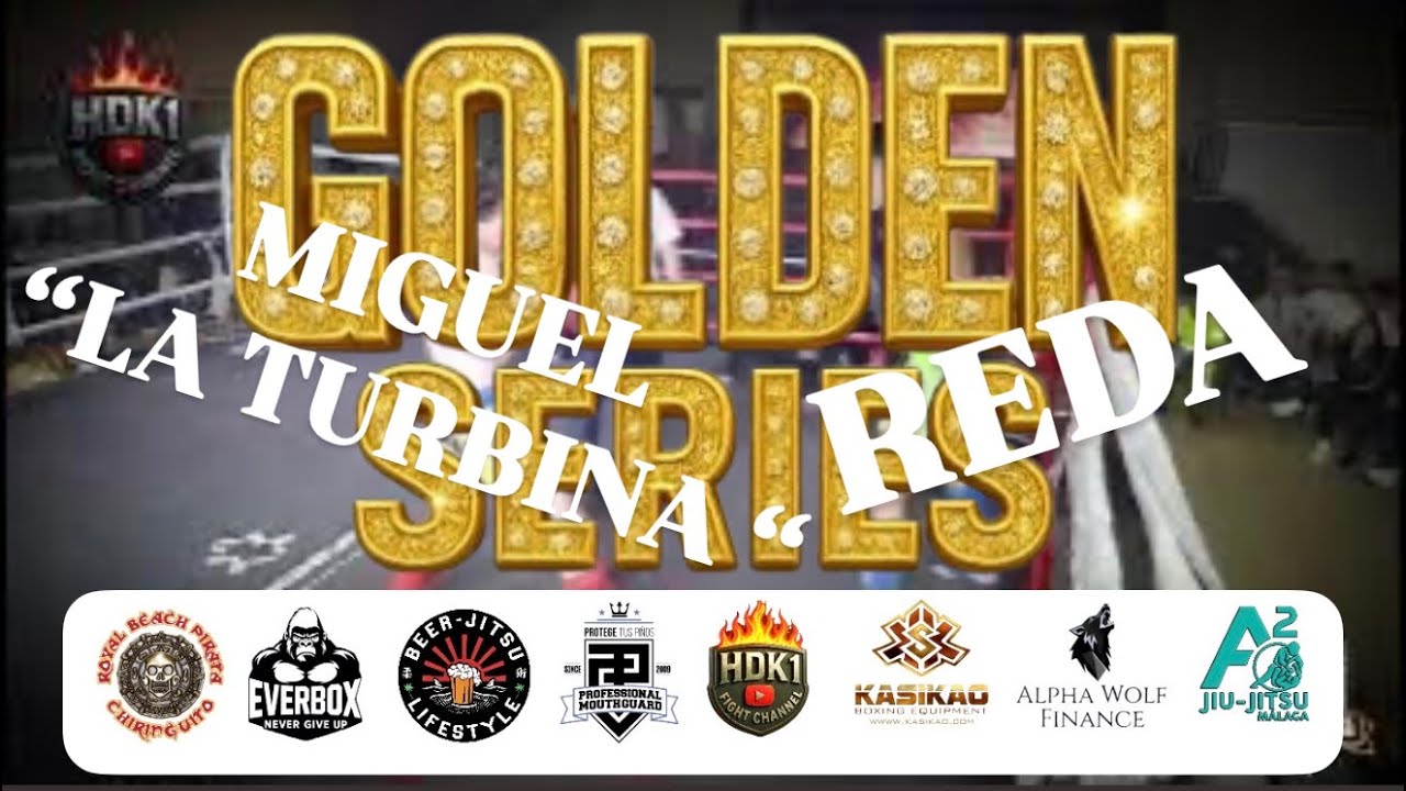 MIGUEL “LA TURBINA” vs REDA 🔥 Guerra Muay Thai | Golden Series