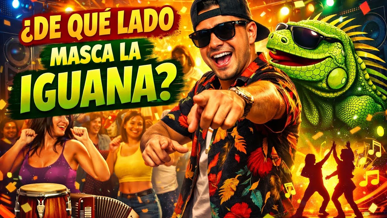 🦎🎶 ¿De qué lado masca la iguana? Cumbia catracha para bailar sin pena. ¡Sube el volumen!