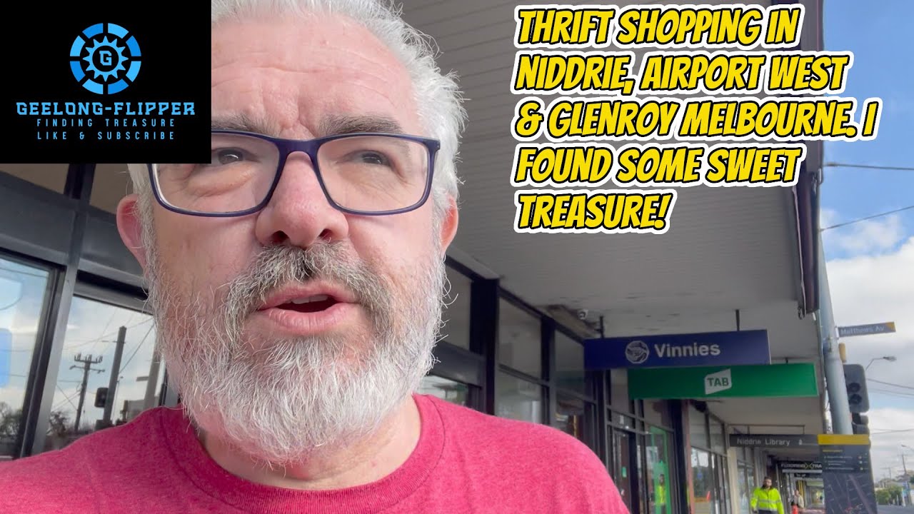 Thrift Shopping in Niddrie Airport West and Glenroy Melbourne Australia and I Found SWEET TREASURE