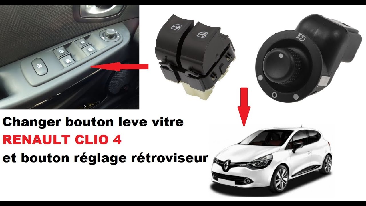 Изменить кнопку стеклоподъемника RENAULT CLIO 4