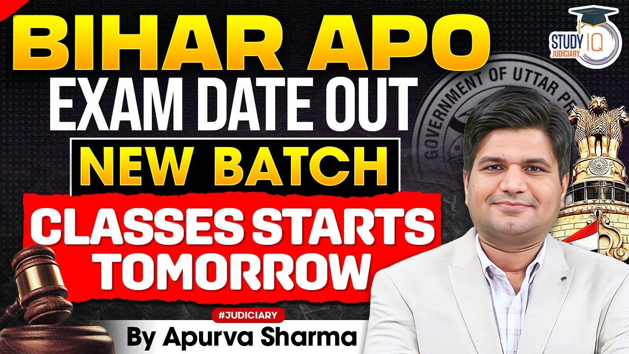 BIHAR APO EXAM DATE OUT NEW BATCH CLASSES STARTS TOMORROW | By Apurva Sharma