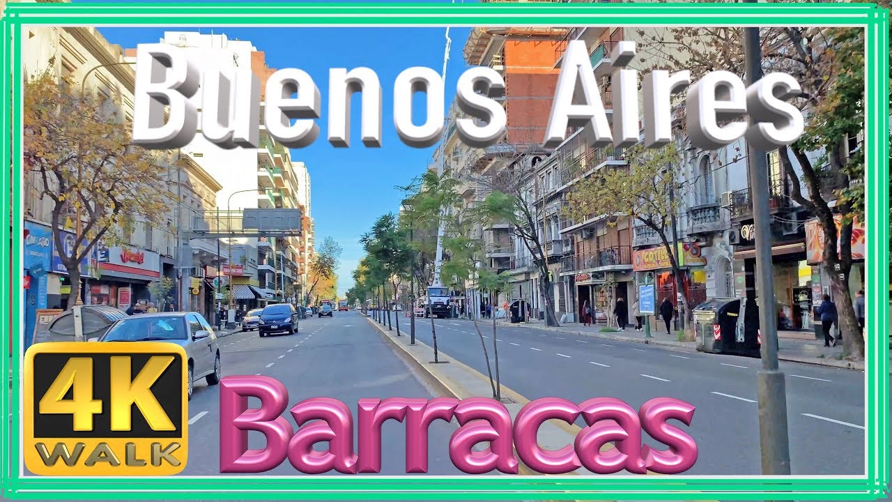 【4K】WALK Buenos Aires 2019 explore BARRACAS walking tour, documental