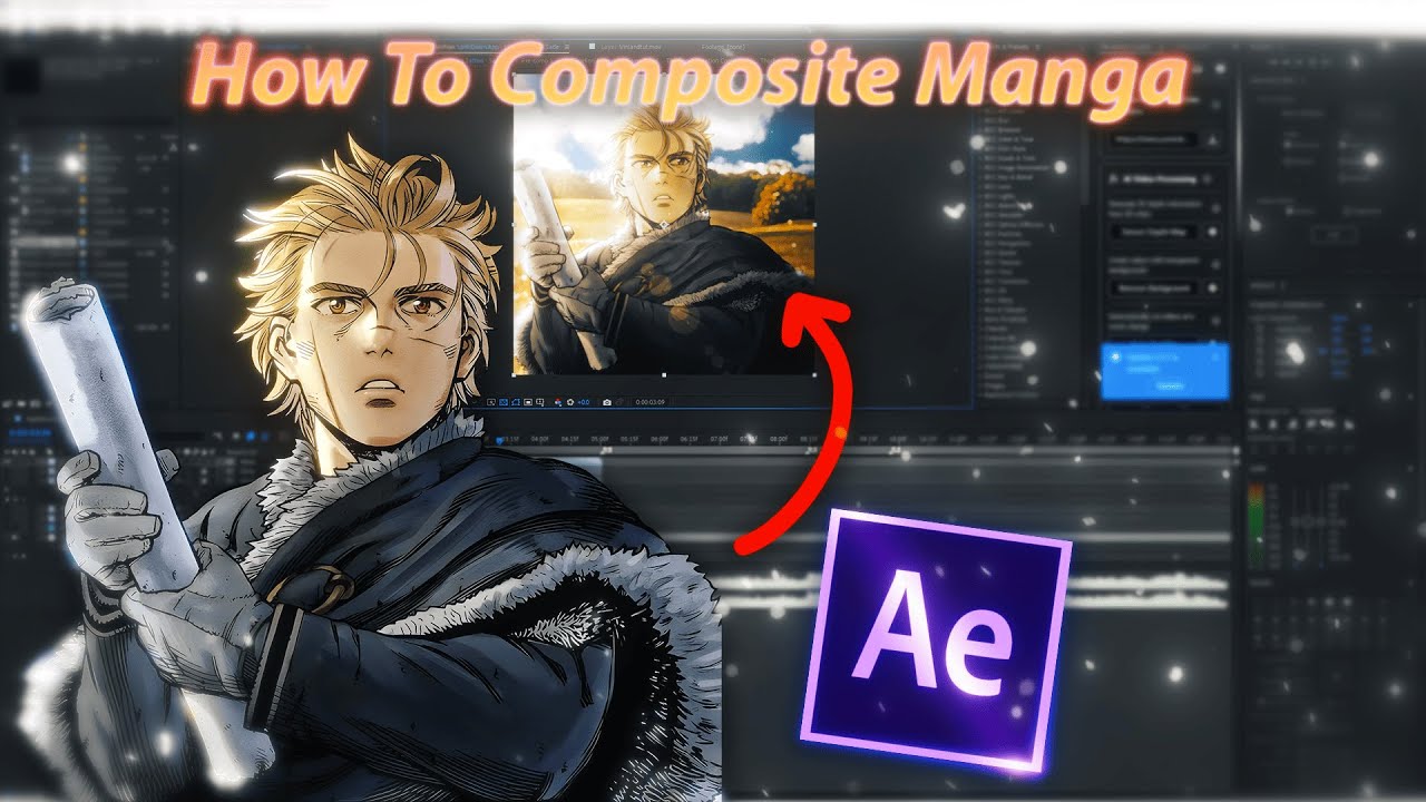 How to Composite Manga in After Effects