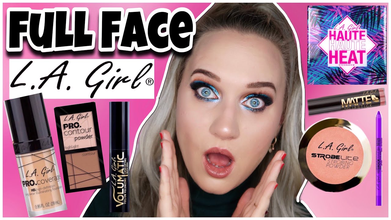 GÜNSTIG UND GUT! 😱 FULL FACE MAKEUP mit LA GIRL LIVE TEST | Kosmetik4less | LikeADaisyInSpring