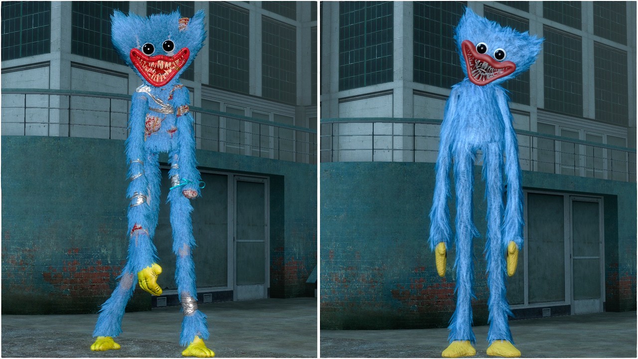 Huggy Wuggy Chapter 1 VS Huggy Wuggy Chapter 5, SURVIVING POPPY PLAYTIME MONSTERS in Garry’s Mod!