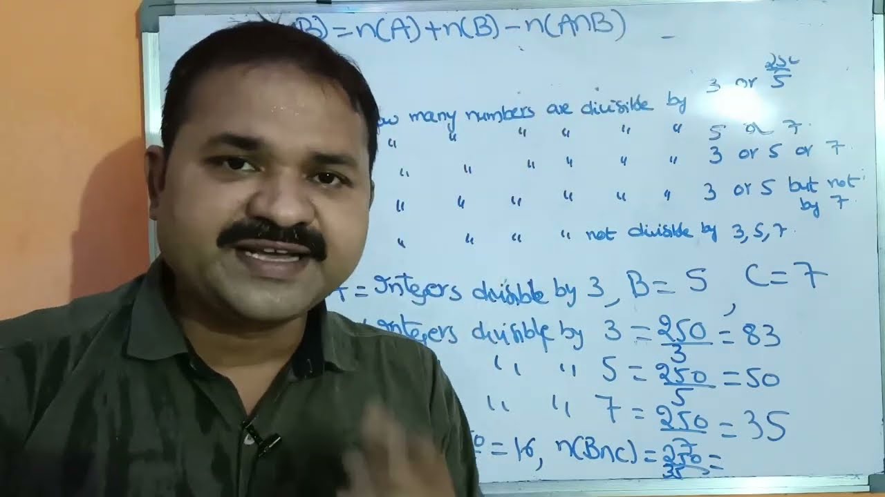 Principle of Inclusion and Exclusion with an Example || Combinatorics || Discrete Mathematics || DMS