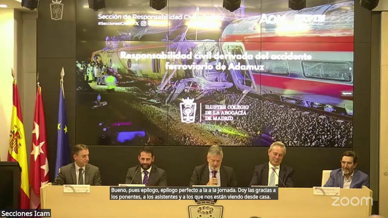 Sección RCyS - Responsabilidad Civil derivada del accidente ferroviario de Adamuz