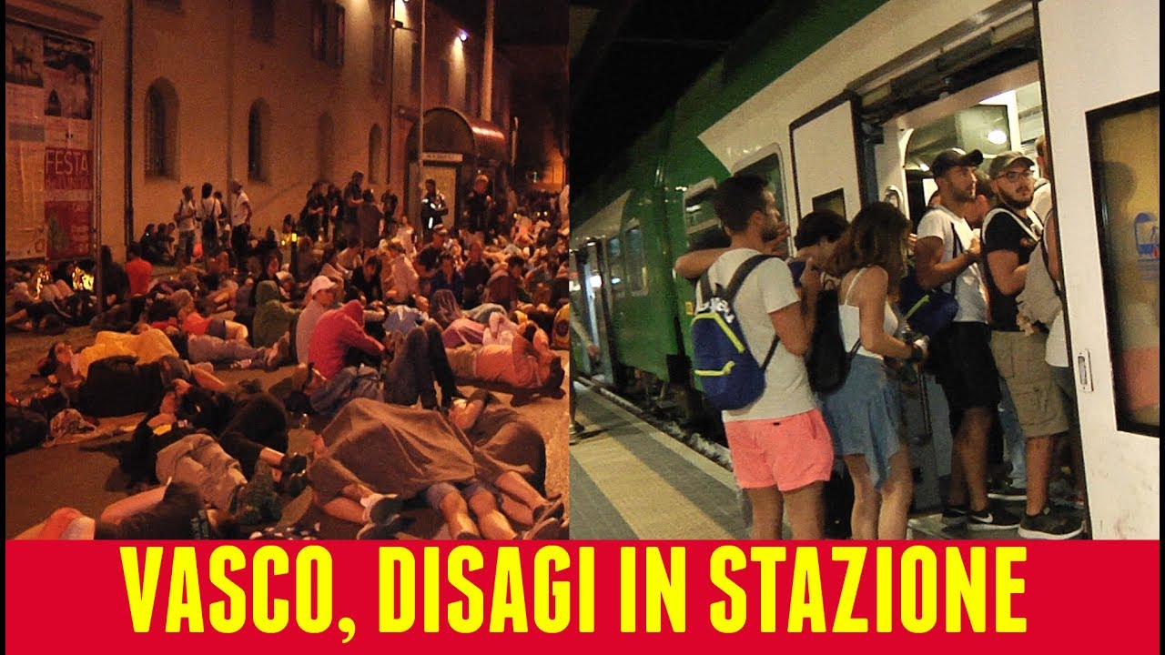 Vasco, disagi in stazione per il rientro da Modena Park