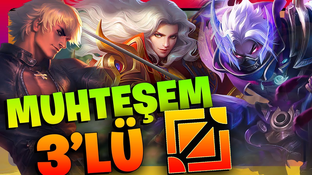 MUHTEŞEM ÜÇLÜ - GUSION - LANCELOT - HAYABUSA - Mobile Legends