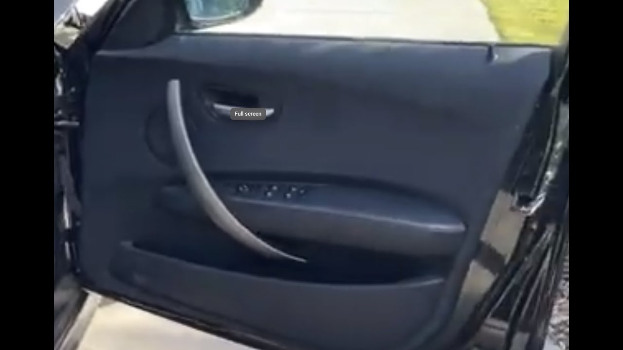 Как снять дверную карту BMW 1 серии. Снимите обшивку двери. Доступ к окну и зеркалу. E87 3