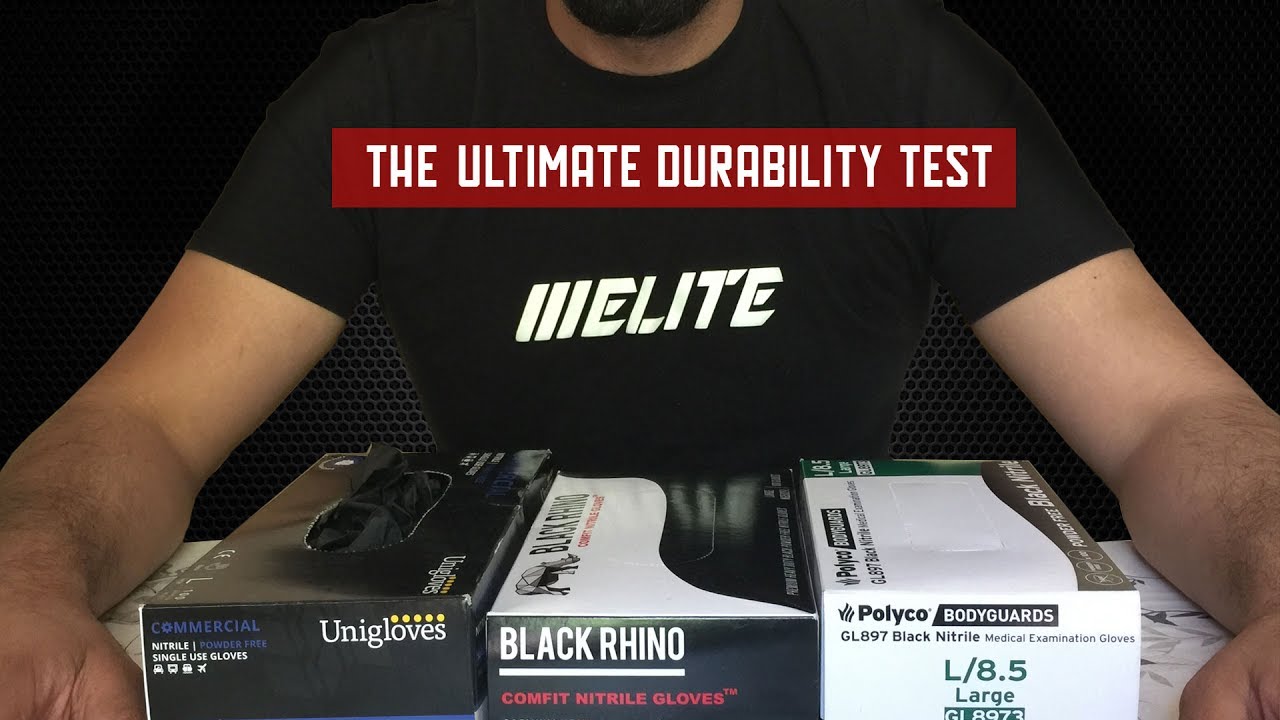 Nitrile Gloves Durability Test - 3 Brands - elitemotorparts