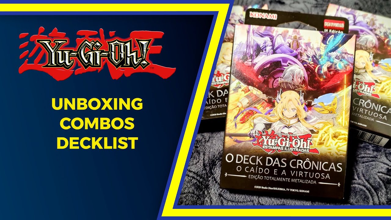 O DECK DAS CR&Ocirc;NICAS (BRANDED): Unboxing+Combos+Decklist 3 Estruturais | ZEHONLINE