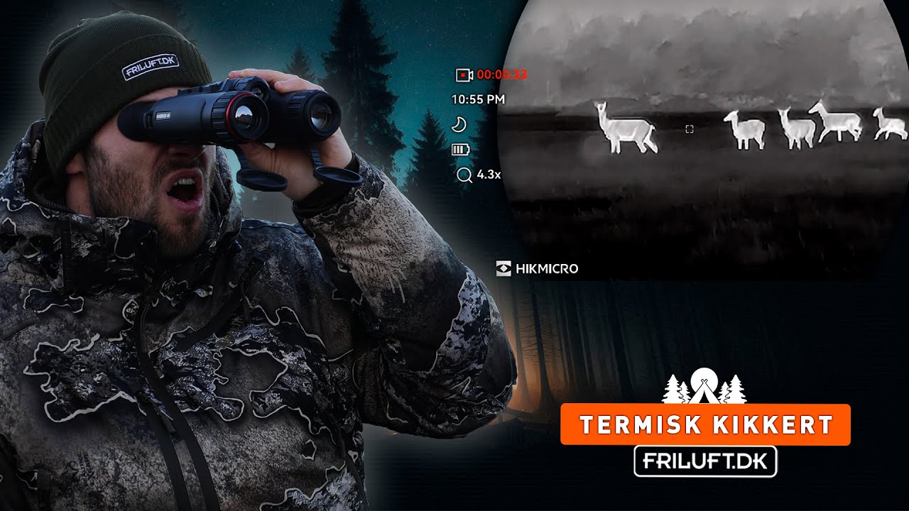 Vi leger med Nightvision i skoven