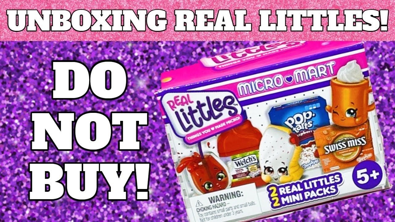 UNBOXING Real Littles Micro Mart Shopkins Blind Bag Toy Opening!