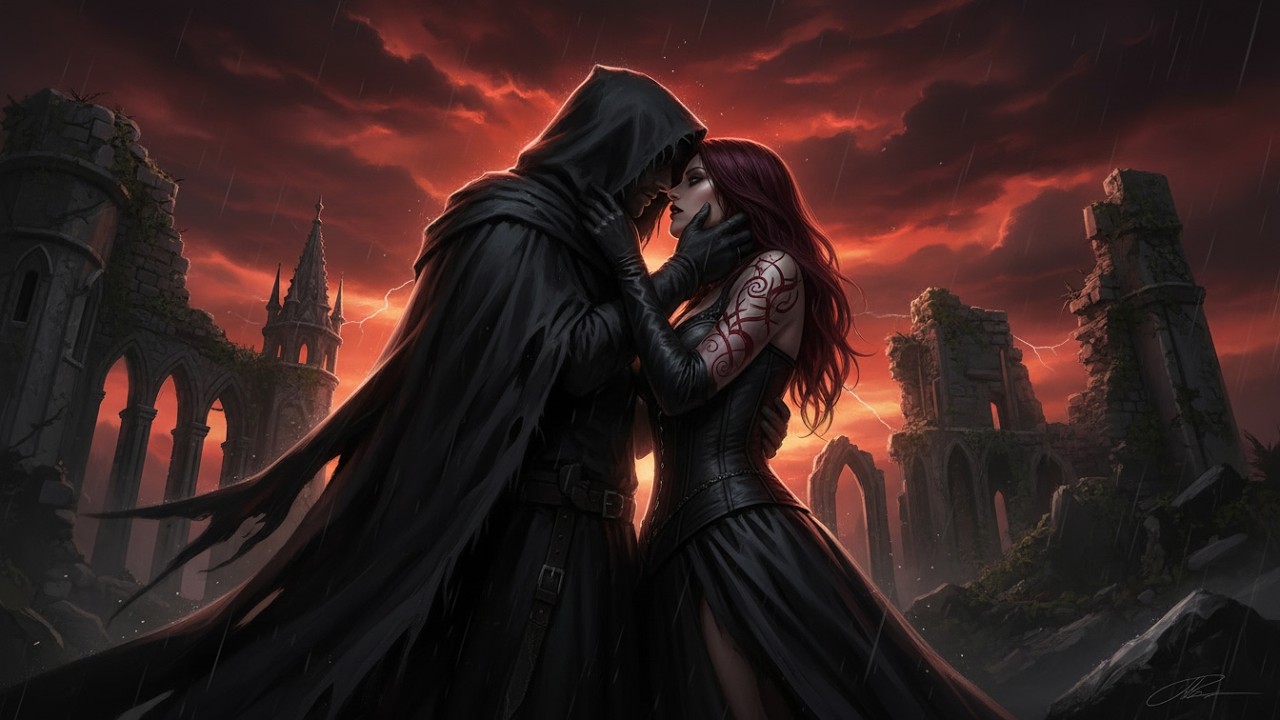 Shadows of Forbidden Love - Gothic Synth Lyrics