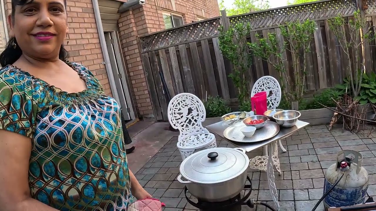 Backyard Hassar Curry    #food  #cooking  #fun
