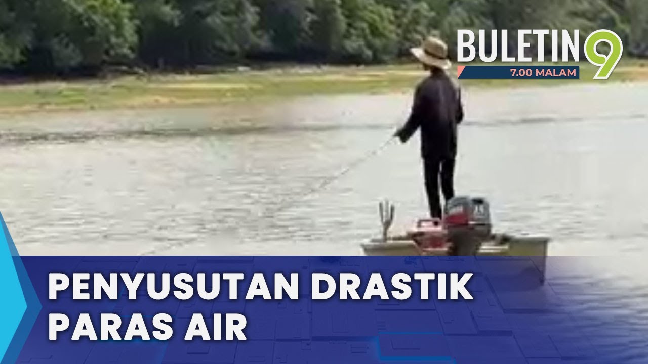 Paras Air Empangan Bukit Merah Susut, Nelayan Darat Turut Terkesan