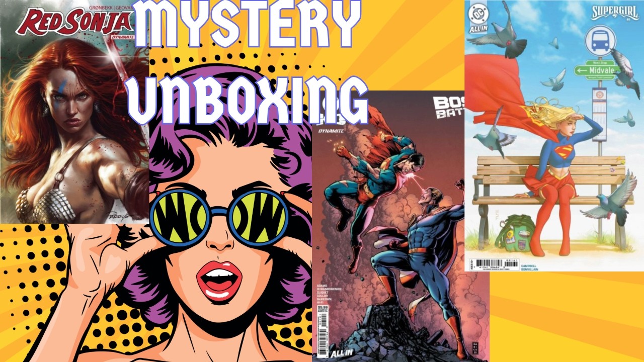 INSANE Mystery Comic Unboxing! Vampirella &Supergirl WHAT?