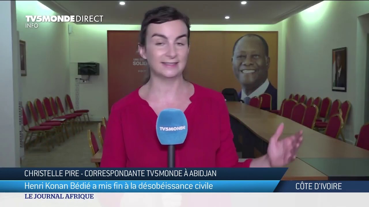 CI : H. Konan B&eacute;di&eacute; met fin &agrave; la d&eacute;sob&eacute;issance civile