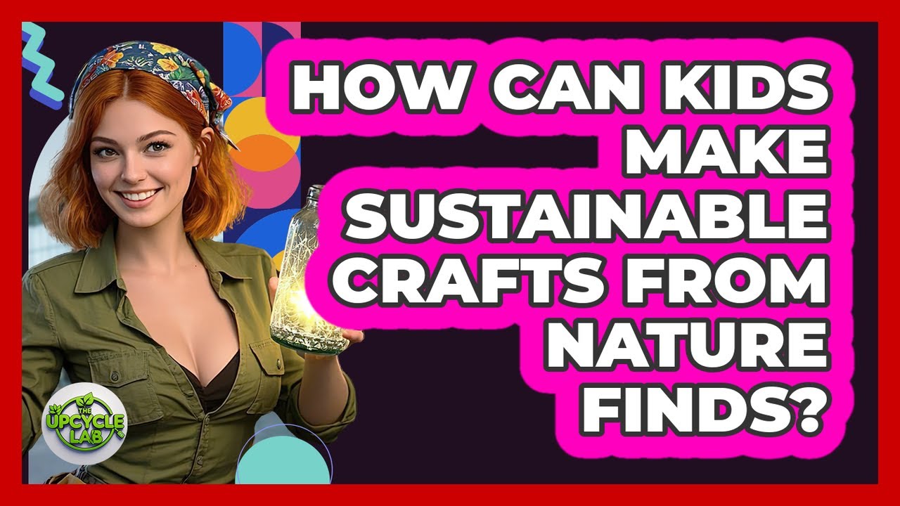 How Can Kids Make Sustainable Crafts From Nature Finds? - The Upcycle Lab