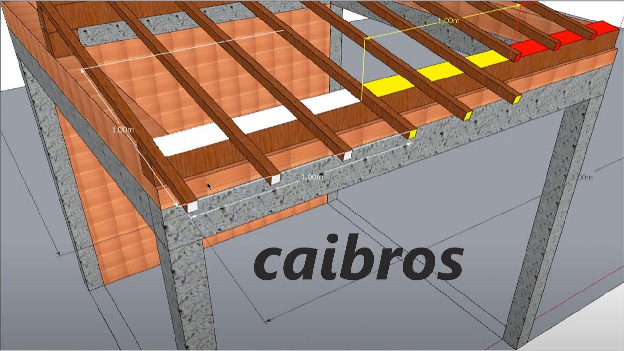 CÁLCULO DE CAIBROS
