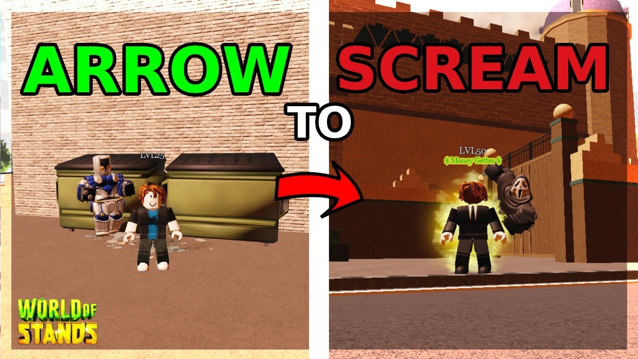 1 Arrow to Scream Trading Challenge Pt.1 (World of Stands)
