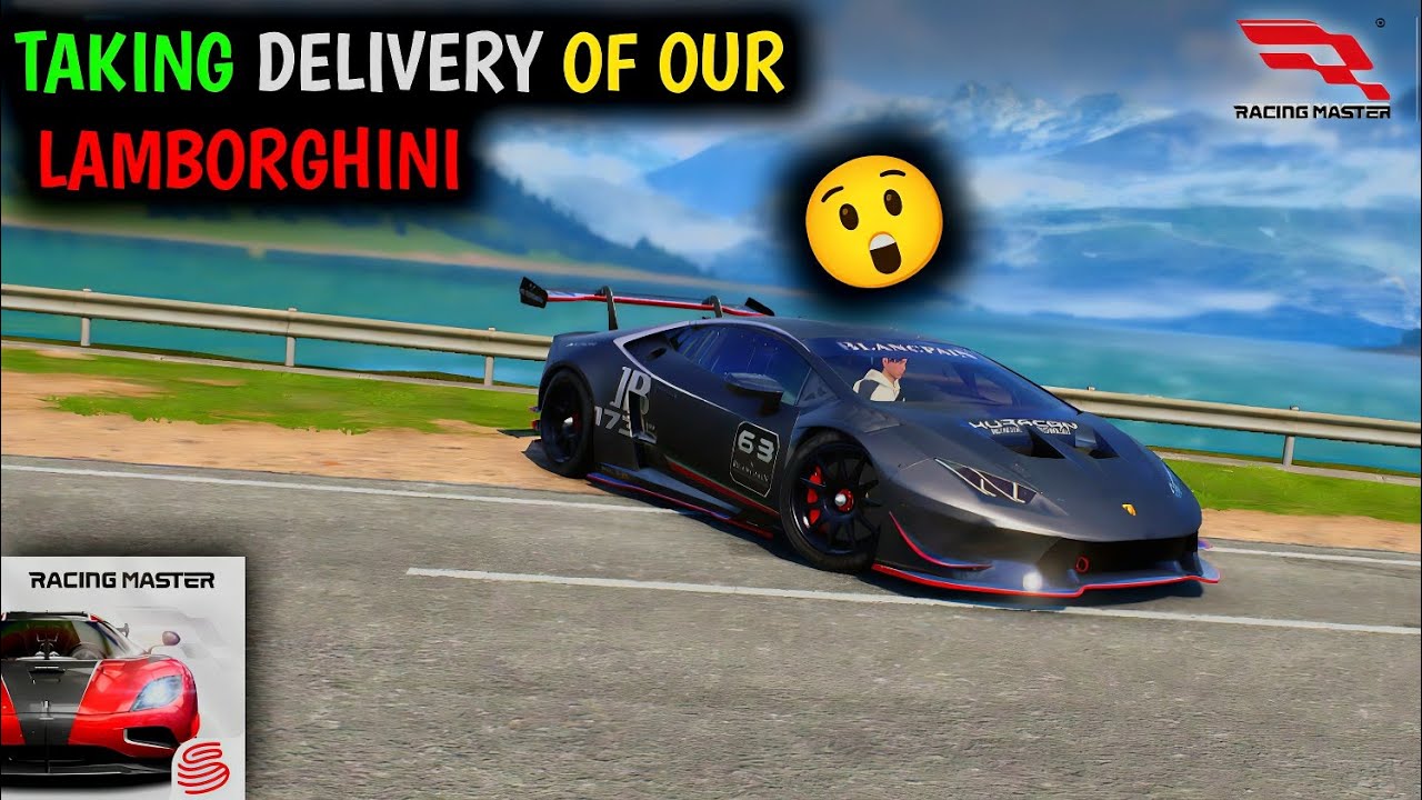 I Got My First Lamborghini Huracan in Racing Master! 😍 Delivery & Speed Test