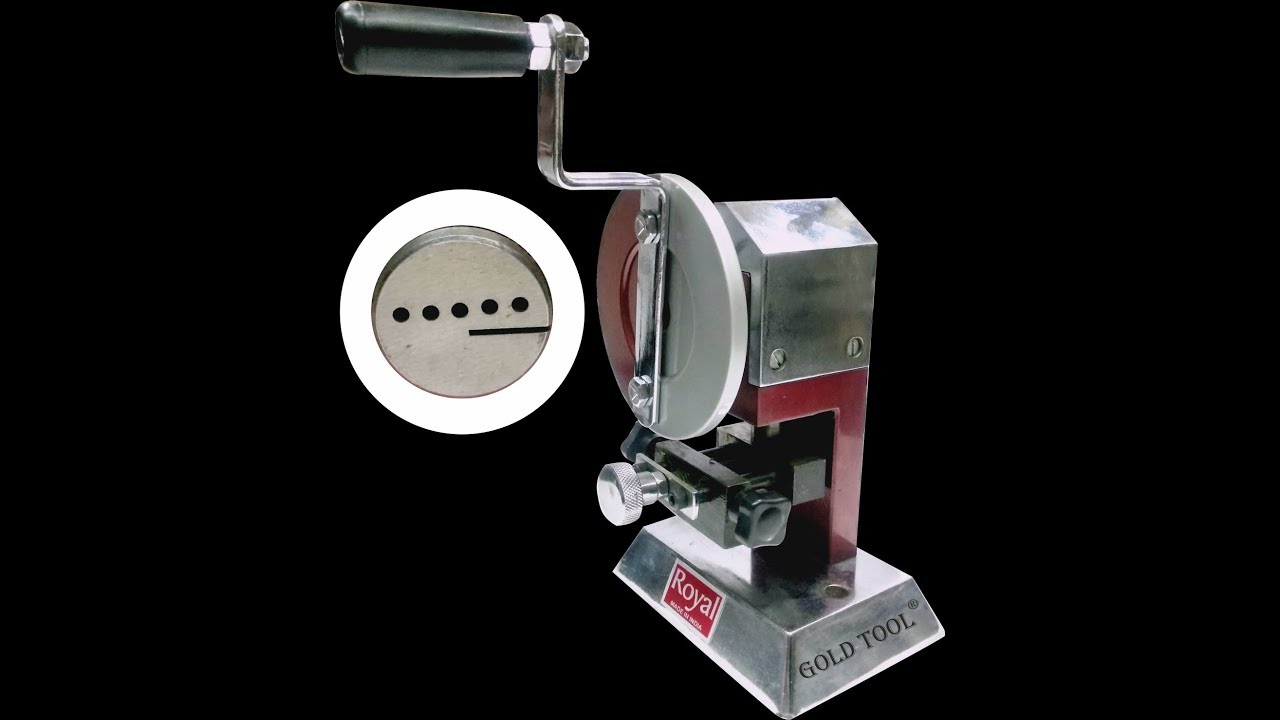GOLD TOOL ® ROYAL RAVA CUTTER - SRINATHJI JEWELLERY TOOLS