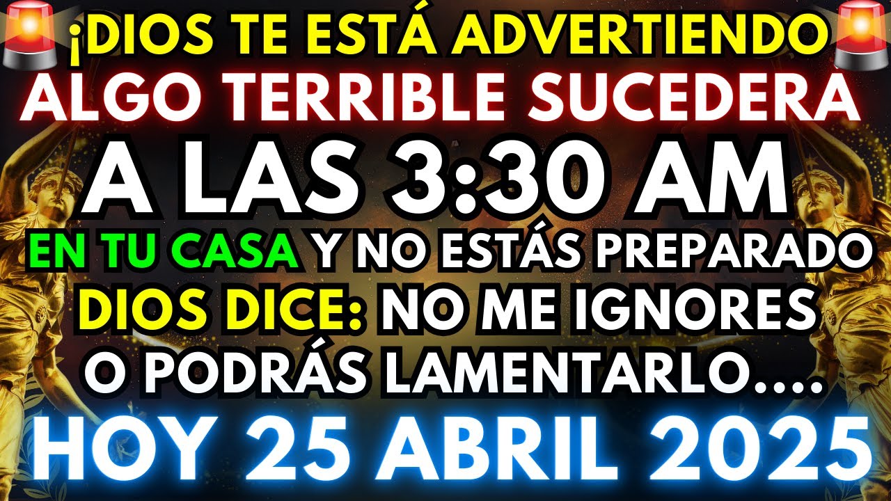 DIOS DICE: A LAS 3:30 AM SUCEDERÁ ALGO IMPACTANTE EN TU CASA… ¡NO LO IGNORES!
