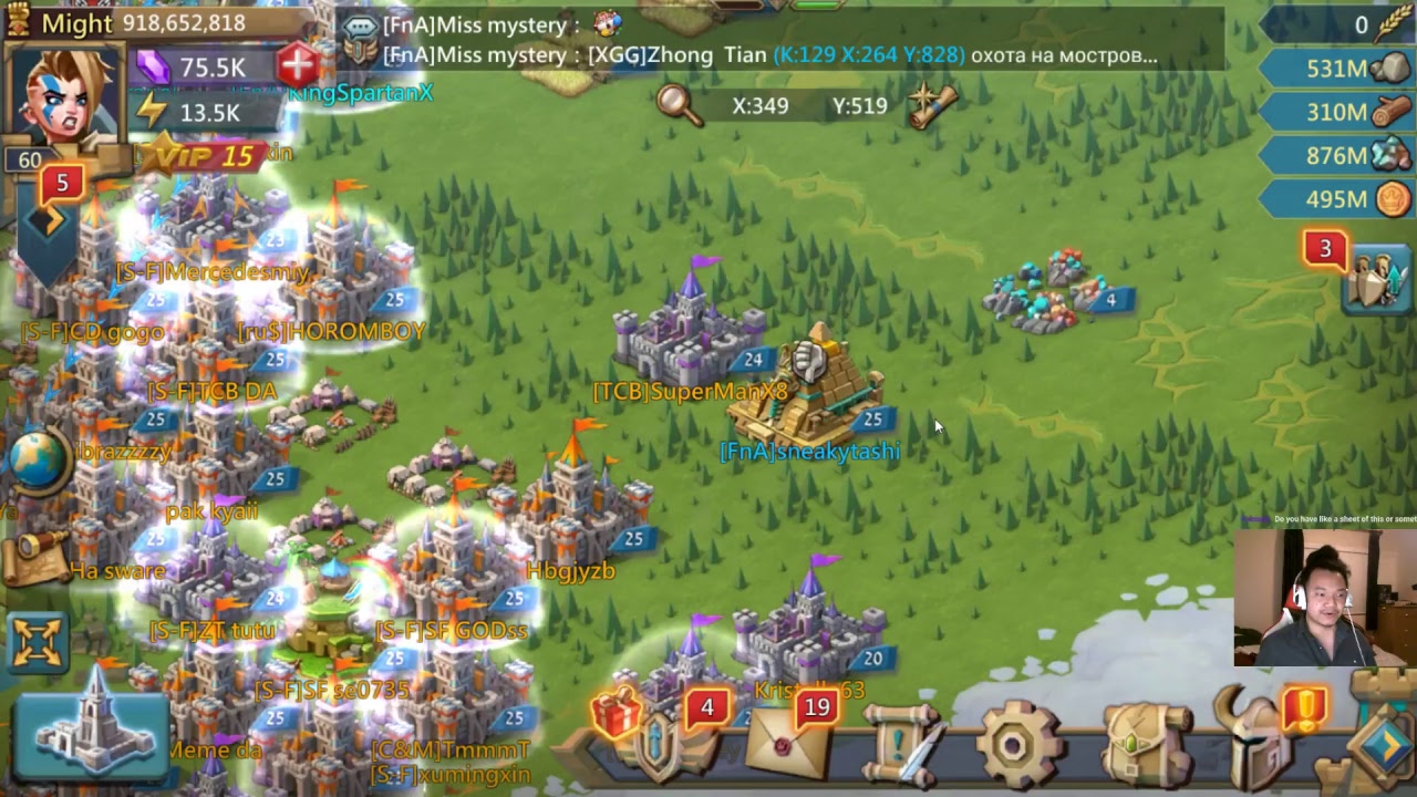 Lords Mobile - Alright, let me explain thoroughly how to rally large players.