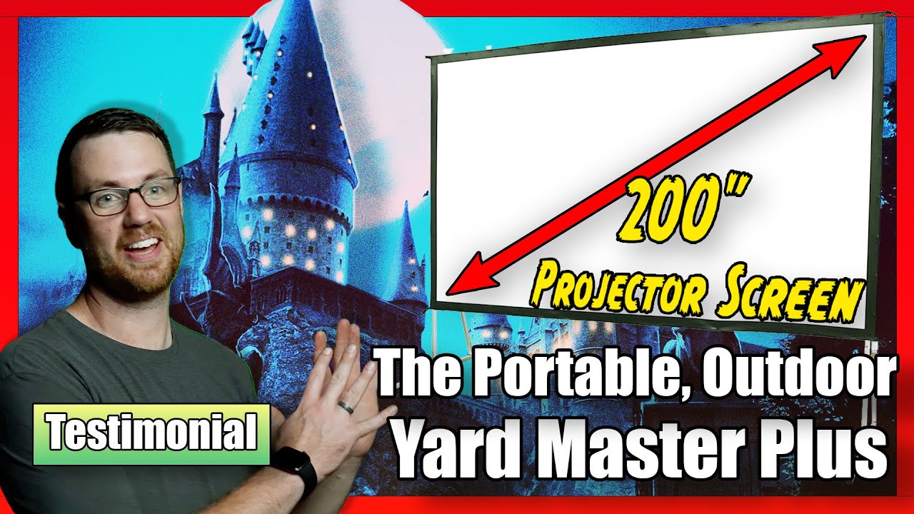 Elite Screens Yard Master Plus: Portable Projection Screen Solution